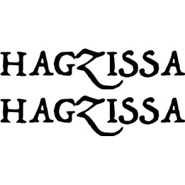 Hagzissa Stickers – Black Metal Band Decals (2-Pack)