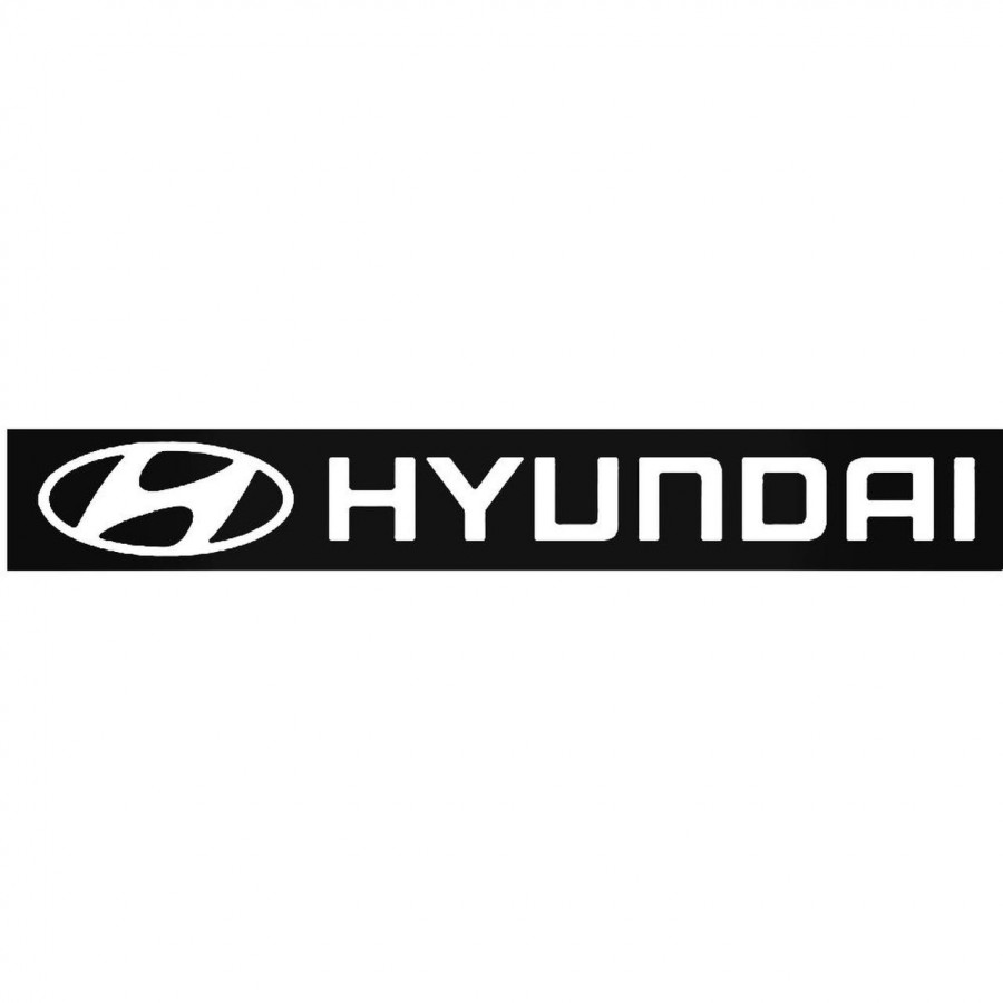 Buy Hyundai Windshield Banner Vinyl Decal Sticker Online