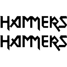 Hammers Irish Punk Rock Stickers – Band Decals (2-Pack)