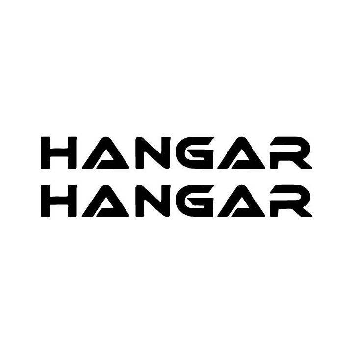 Hangar Band Stickers – Power Metal Decals (2-Pack)