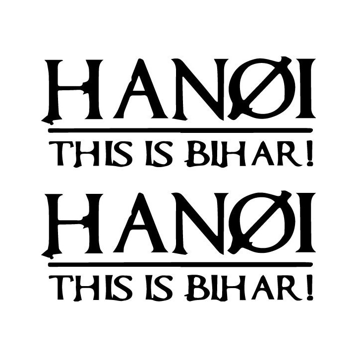 Hanoi Rocks Stickers – This Is Bihar! Decals (2-Pack)