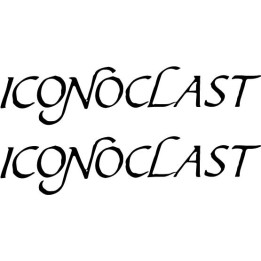 Iconoclast Stickers – Punk Rock Band Decals (2-Pack)