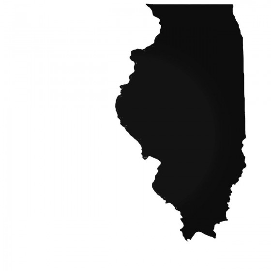Illinois Il State Decal...
