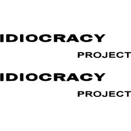 Idiocracy Project Stickers – Electronic Music Decals (2-Pack)