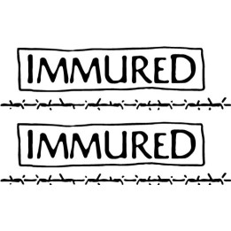 Immured Stickers – Grindcore Metal Band Decals (2-Pack)