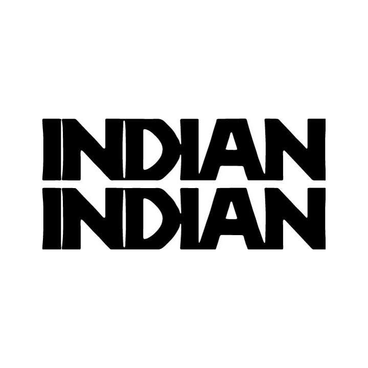 Indian Band Stickers – Doom Sludge Metal Decals (2-Pack)