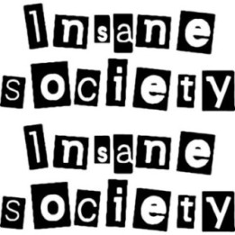 Insane Society Stickers – Punk Rock Label Decals (2-Pack)