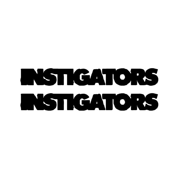 Instigators Stickers – UK Anarcho-Punk Decals (2-Pack)