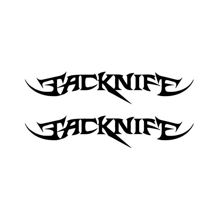 Jacknife Band Stickers – Alternative Rock Decals (2-Pack)