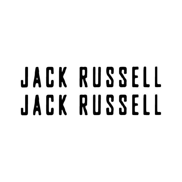 Jack Russell Stickers – Great White Rock Decals (2-Pack)