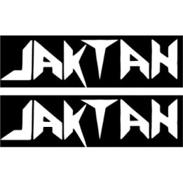 Jaktan Stickers – Metal Band Logo Decals (2-Pack)