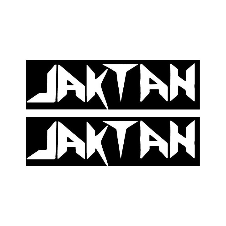 Jaktan Stickers – Metal Band Logo Decals (2-Pack)