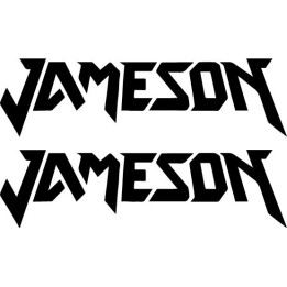 Jameson Band Stickers – Rock Logo Decals (2-Pack)