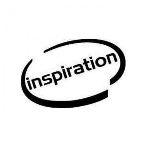 Inspiration Oval Decal Sticker
