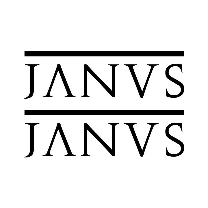 Janvs Stickers – Italian Black Metal Decals (2-Pack)