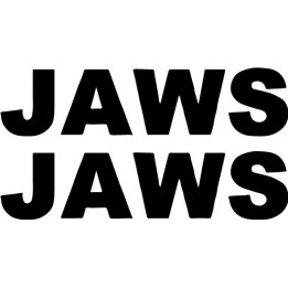 Jaws Band Stickers – Indie Rock Decals (2-Pack)