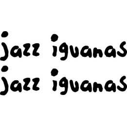 Jazz Iguanas Stickers – Band Logo Decals (2-Pack)