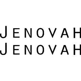 Jenovah Stickers – Alternative Metal Band Decals (2-Pack)