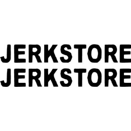 Jerkstore Stickers – Hardcore Punk Band Decals (2-Pack)