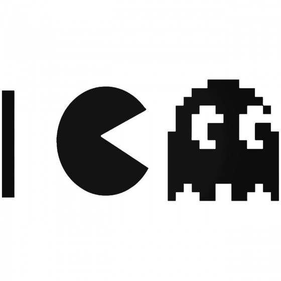 I Pac Man Ghosts 2 Decal