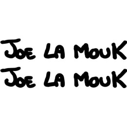 Joe la Mouk Stickers – French Punk Band Decals (2-Pack)