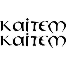 Kaitem Stickers – Alternative Rock Band Decals (2-Pack)