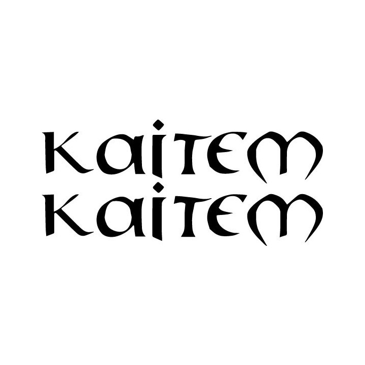 Kaitem Stickers – Alternative Rock Band Decals (2-Pack)