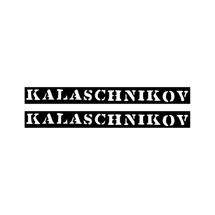 Kalaschnikov Stickers – Italian Anarcho-Punk Decals (2-Pack)