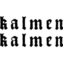 Kalmen Band Stickers – Doom Metal Decals (2-Pack)