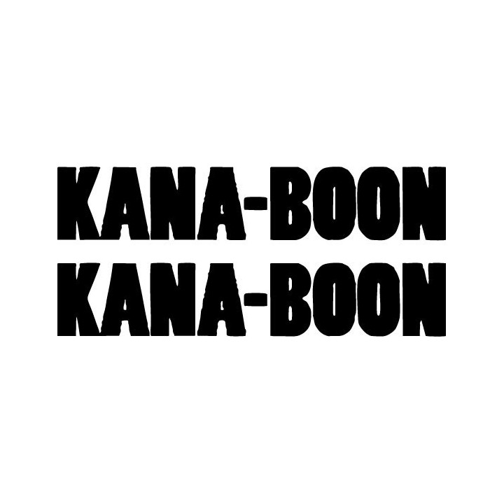 Kana-Boon Stickers – J-Rock Band Music Decals (2-Pack)