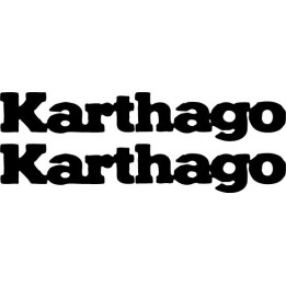 Karthago Stickers – German Prog Rock Decals (2-Pack)